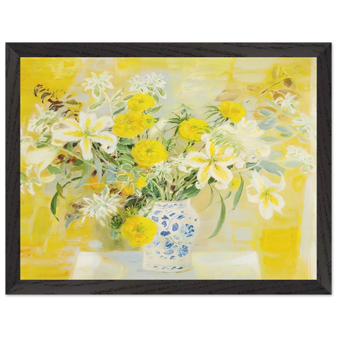 Fleurs - 1971 by Le Pho — Framed art print at Zephyeer