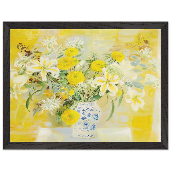 Fleurs - 1971 by Le Pho — Framed art print at Zephyeer