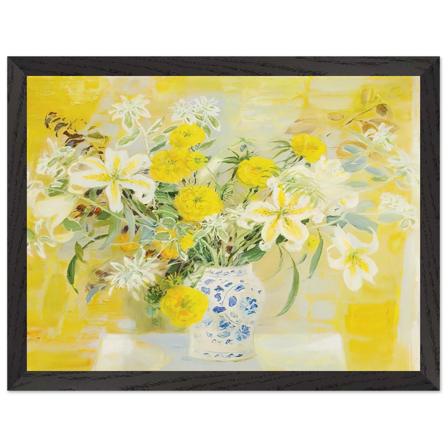 Fleurs - 1971 by Le Pho — Framed art print at Zephyeer