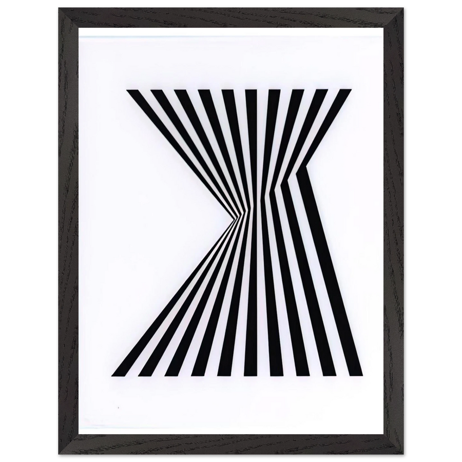 UNTITLED FRAGMENT 1 1965 by Bridget Riley — Framed art print at Zephyeer