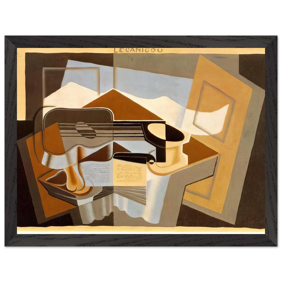THE MOUNTAIN LE CANIGOU 1921 by Juan Gris — Framed art print at Zephyeer