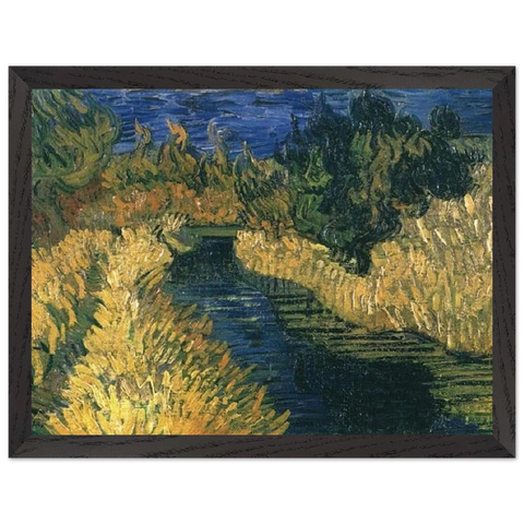 The Little Stream by Vincent van Gogh — Framed art print at Zephyeer