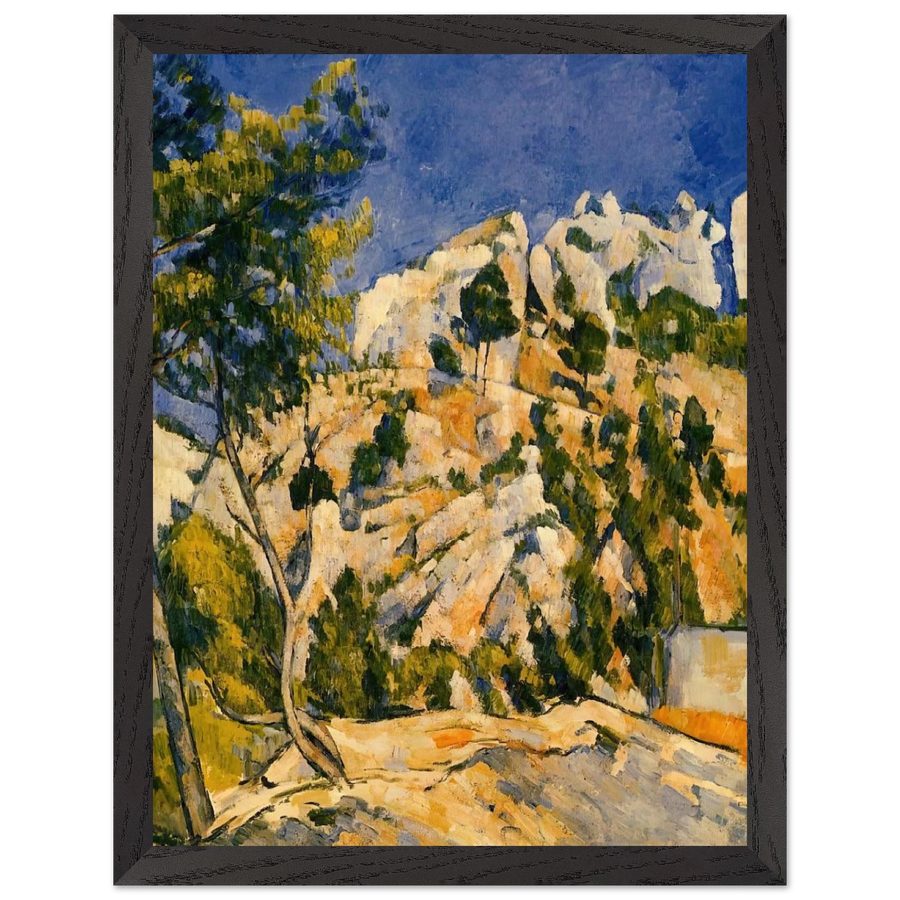 Bottom of the Ravine by Paul Cézanne — Framed art print at Zephyeer