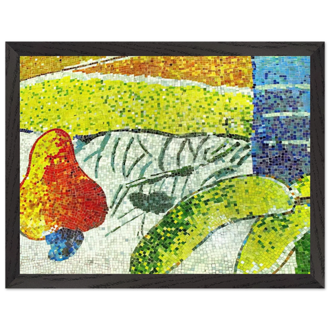 Caju e Bananas - Naïve Art Primitivism by Aldemir Martins — Framed art print at Zephyeer