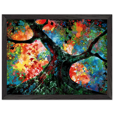 Waves of Golden Fire by Eyvind Earle — Framed art print at Zephyeer