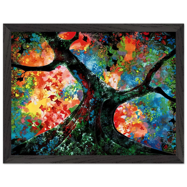 Waves of Golden Fire by Eyvind Earle — Framed art print at Zephyeer