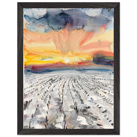 THE EVENING OF ALL DAYS THE DAY OF ALL EVENINGS 2014 by Anselm Kiefer — Framed art print at Zephyeer