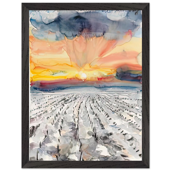 THE EVENING OF ALL DAYS THE DAY OF ALL EVENINGS 2014 by Anselm Kiefer — Framed art print at Zephyeer