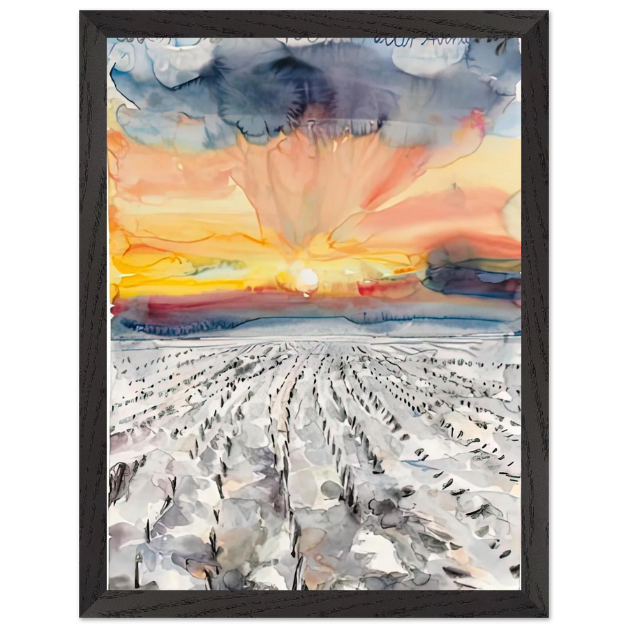 THE EVENING OF ALL DAYS THE DAY OF ALL EVENINGS 2014 by Anselm Kiefer — Framed art print at Zephyeer