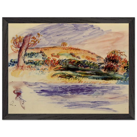 Landscape by Pierre-Auguste Renoir — Framed art print at Zephyeer