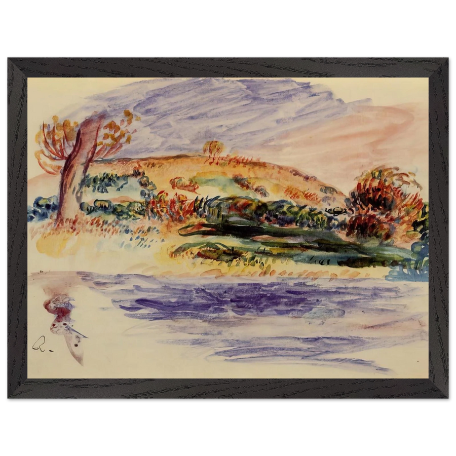Landscape by Pierre-Auguste Renoir — Framed art print at Zephyeer