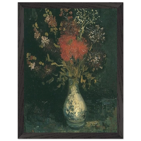 Vase with Flowers by Vincent van Gogh — Framed art print at Zephyeer