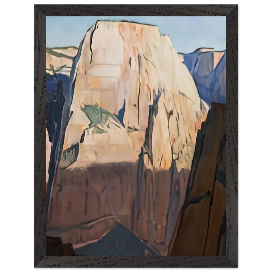 GREAT WHITE THRONE ZION CANYON UTAH 1933 by Maynard Dixon — Framed art print at Zephyeer