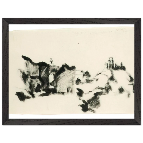 Assisi 35, marzo - 1935 by Julius Bissier — Framed art print at Zephyeer