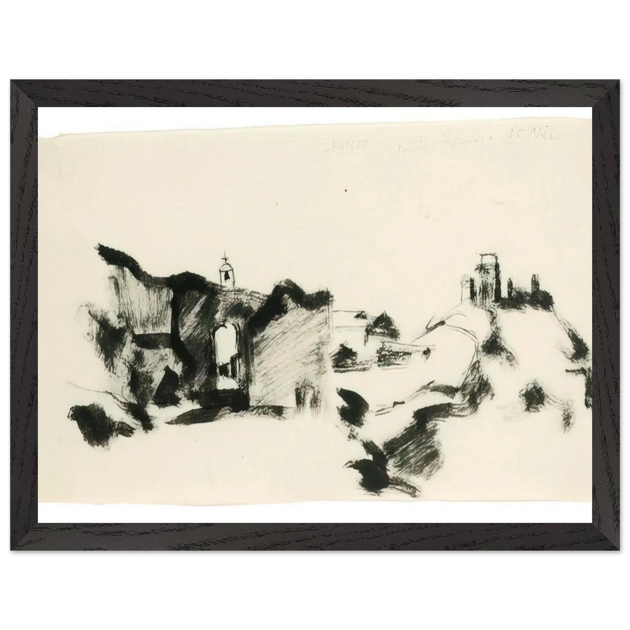 Assisi 35, marzo - 1935 by Julius Bissier — Framed art print at Zephyeer