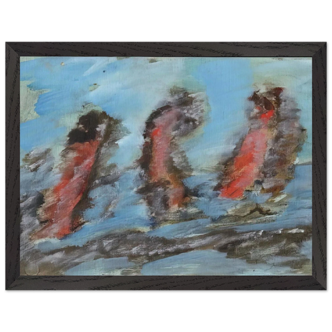 Untitled KC 505 - 1984 by Henri Michaux — Framed art print at Zephyeer