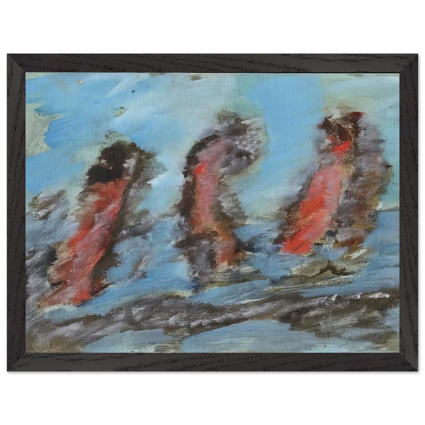 Untitled KC 505 - 1984 by Henri Michaux — Framed art print at Zephyeer