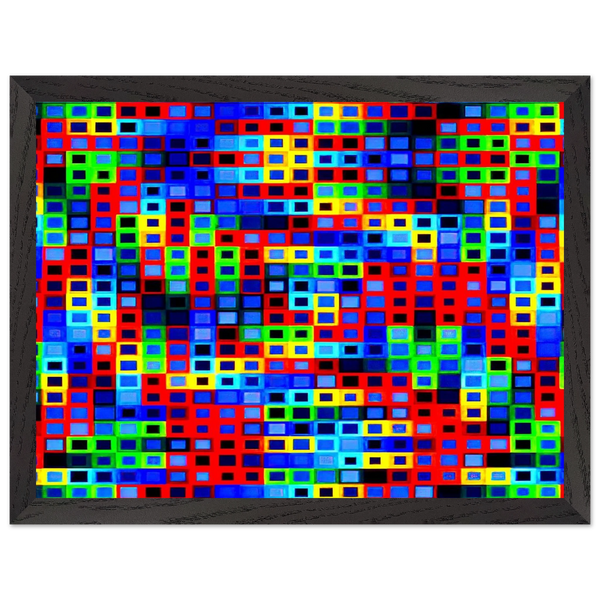 Orion-K - 1972 by Victor Vasarely — Framed art print at Zephyeer