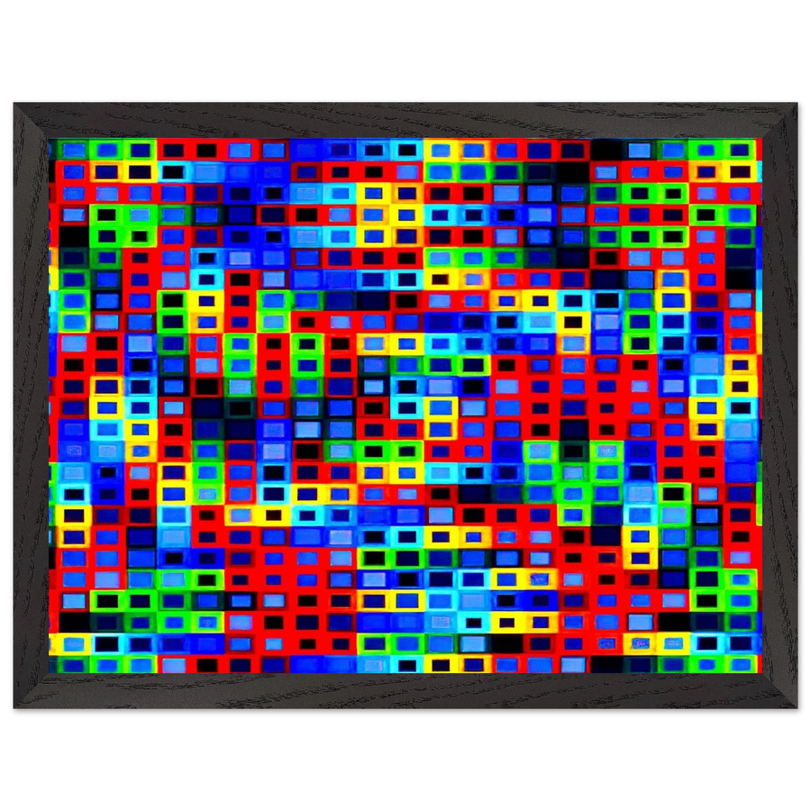 Orion-K - 1972 by Victor Vasarely — Framed art print at Zephyeer