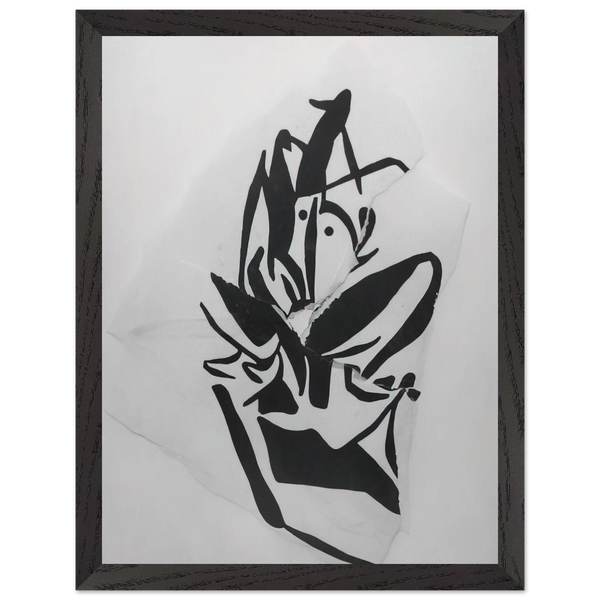 Torn-Up Woodcut by Jean Arp — Framed art print at Zephyeer