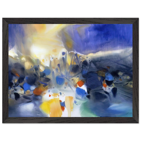 LA VIE QUI ANIME LES NUAGES 2006 by Chu teh Chun — Framed art print at Zephyeer