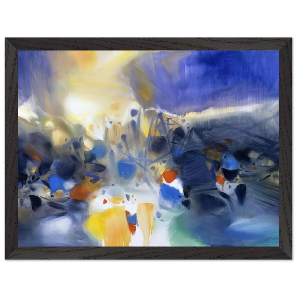 LA VIE QUI ANIME LES NUAGES 2006 by Chu teh Chun — Framed art print at Zephyeer