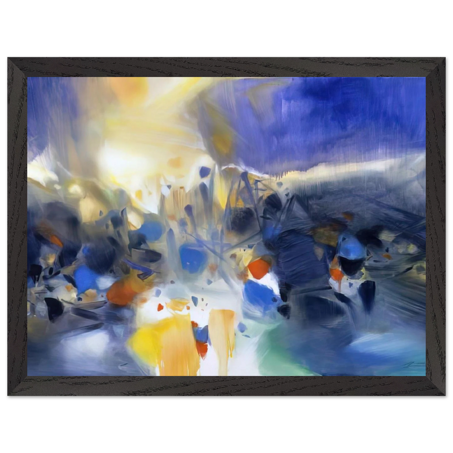LA VIE QUI ANIME LES NUAGES 2006 by Chu teh Chun — Framed art print at Zephyeer