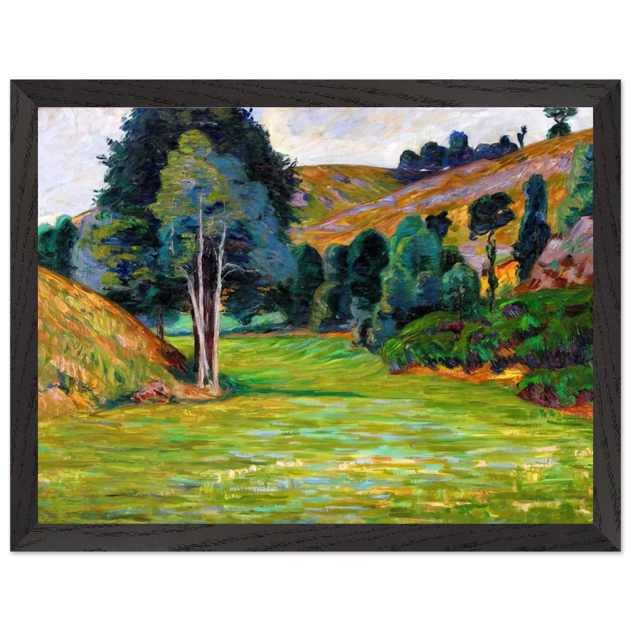 Valley in Pontgibaud by Armand Guillaumin — Framed art print at Zephyeer