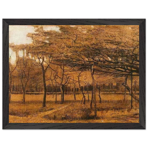 Landscape with Trees by Vincent van Gogh — Framed art print at Zephyeer