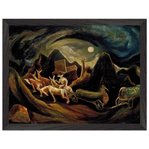 GOING WEST 1935 1 by Jackson Pollock — Framed art print at Zephyeer