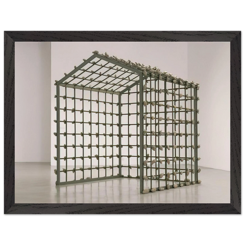 POTATO HOUSE KARTOFFELHAUS 1967 by Sigmar Polke — Framed art print at Zephyeer