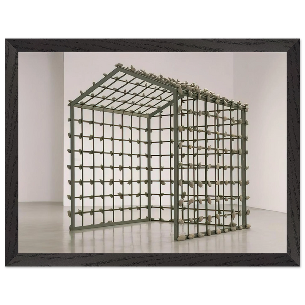 POTATO HOUSE KARTOFFELHAUS 1967 by Sigmar Polke — Framed art print at Zephyeer