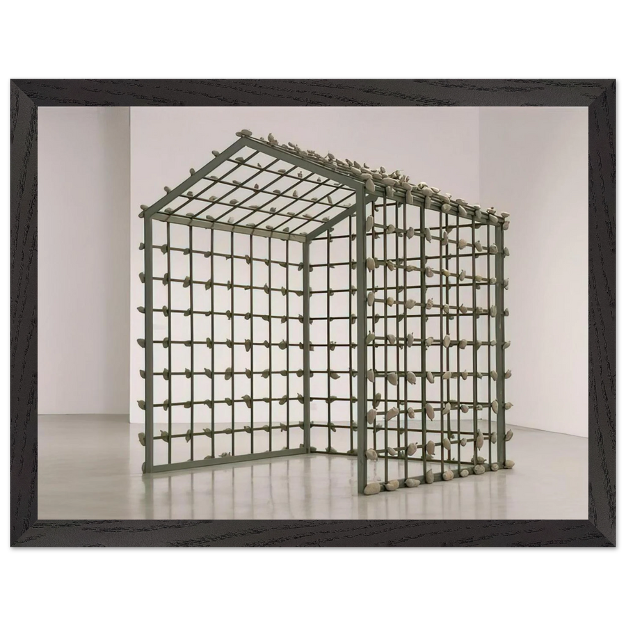 POTATO HOUSE KARTOFFELHAUS 1967 by Sigmar Polke — Framed art print at Zephyeer