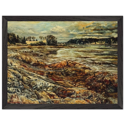 DIVIDED AND DIVIDED by Ivan Albright — Framed art print at Zephyeer