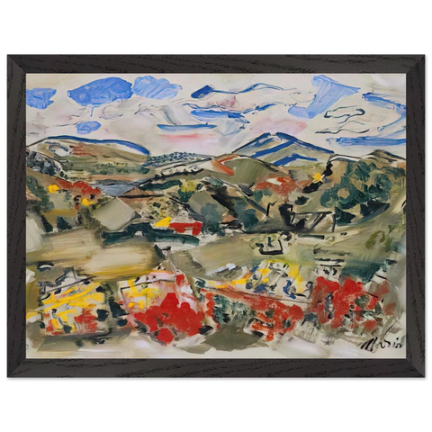 Tunk Mountains, Autumn, Maine - 1945 by John Marin — Framed art print at Zephyeer