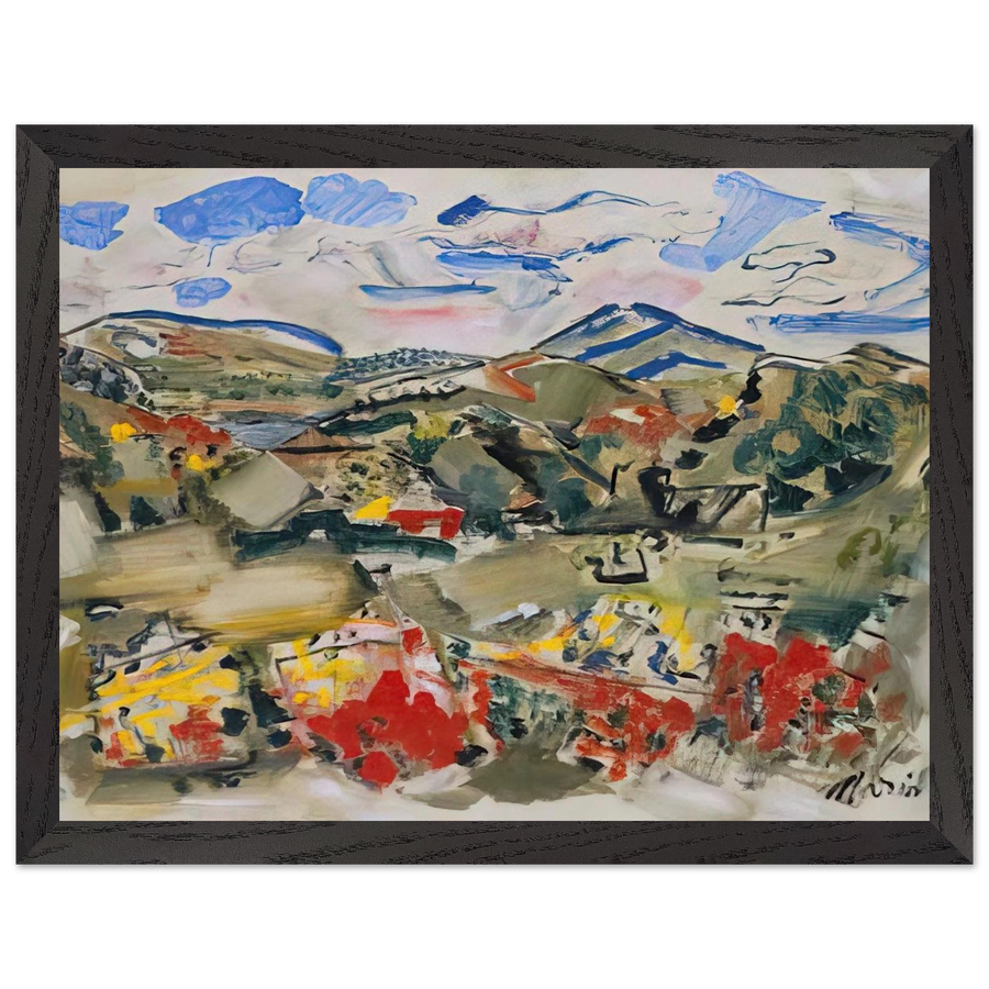 Tunk Mountains, Autumn, Maine - 1945 by John Marin — Framed art print at Zephyeer