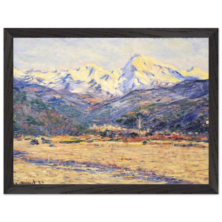 The Valley of the Nervia by Claude Monet — Framed art print at Zephyeer