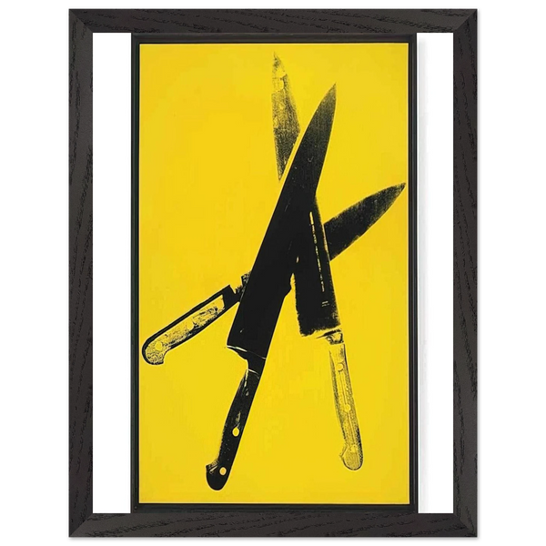 Knives by Andy Warhol — Framed art print at Zephyeer