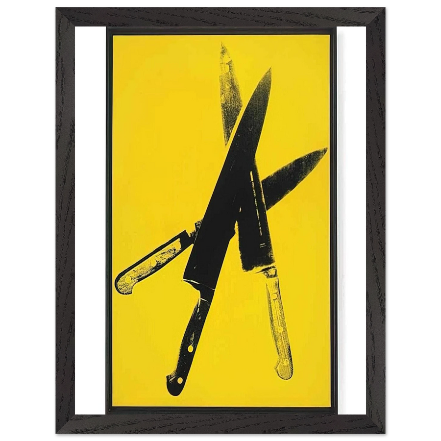 Knives by Andy Warhol — Framed art print at Zephyeer