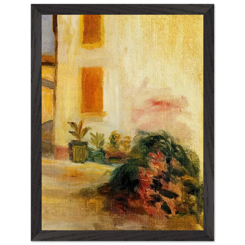 Farm Courtyard by Pierre-Auguste Renoir — Framed art print at Zephyeer