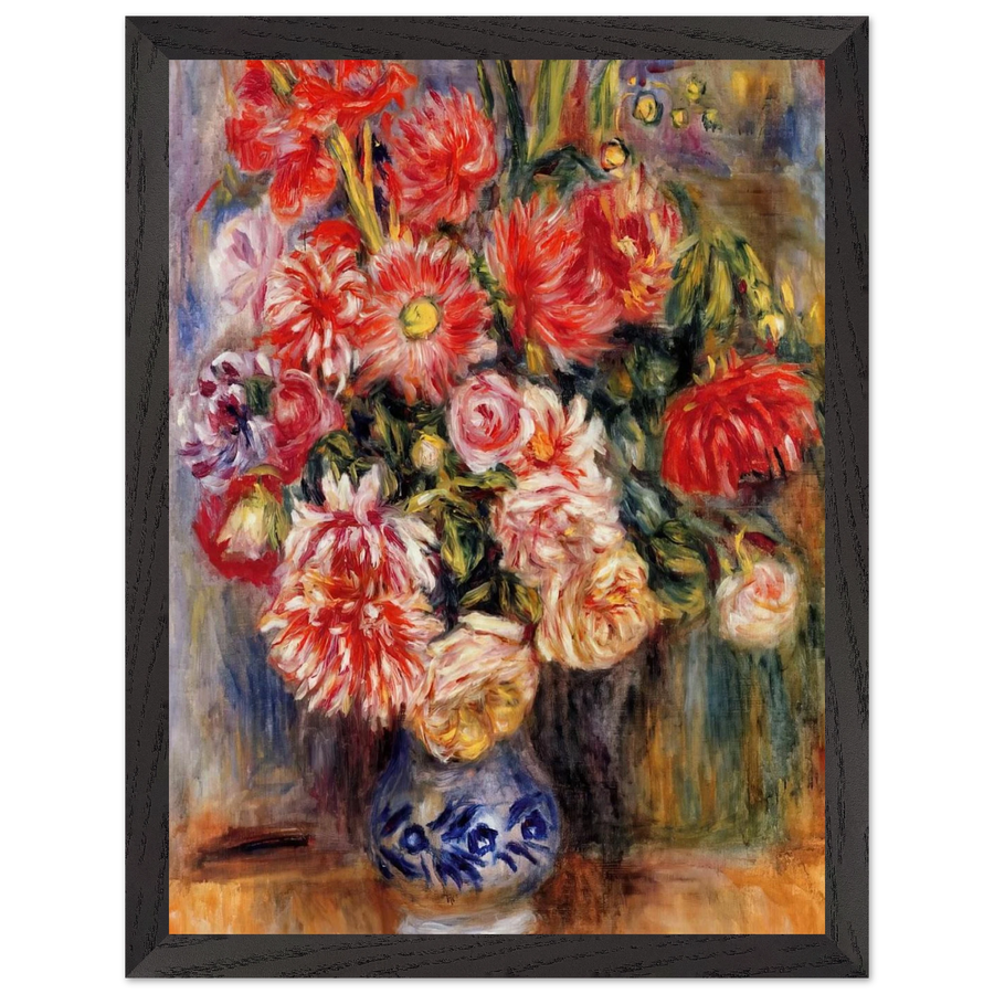 Bouquet by Pierre-Auguste Renoir — Framed art print at Zephyeer