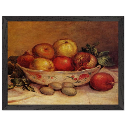 Still Life with Pomegranates by Pierre-Auguste Renoir — Framed art print at Zephyeer