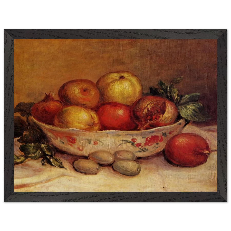 Still Life with Pomegranates by Pierre-Auguste Renoir — Framed art print at Zephyeer