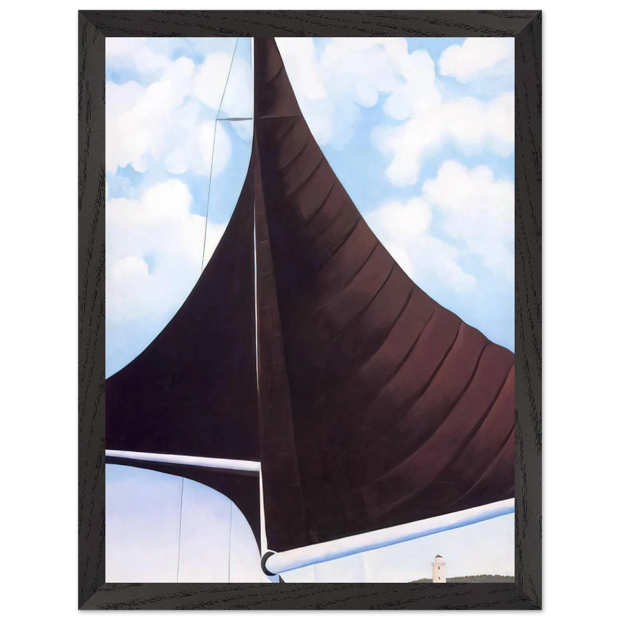 Brown Sail, Wing on Wing, Nassau by Georgia O'Keeffe — Framed art print at Zephyeer