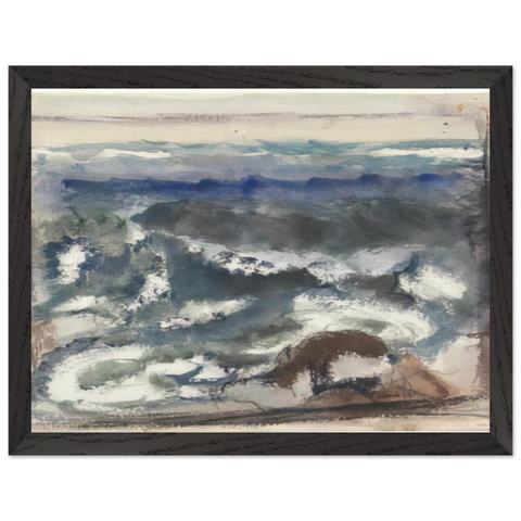 The Sea - 1923 by John Marin — Framed art print at Zephyeer