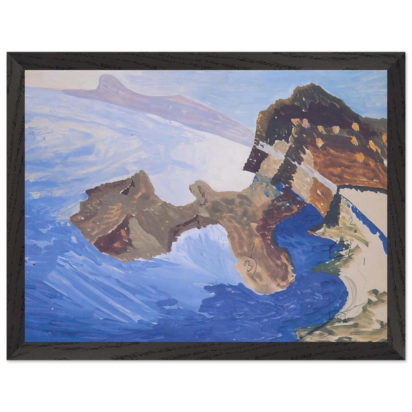 Meeting on the Island by Benedetta Cappa — Framed art print at Zephyeer