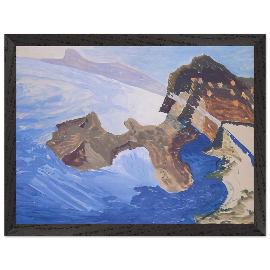 Meeting on the Island by Benedetta Cappa — Framed art print at Zephyeer