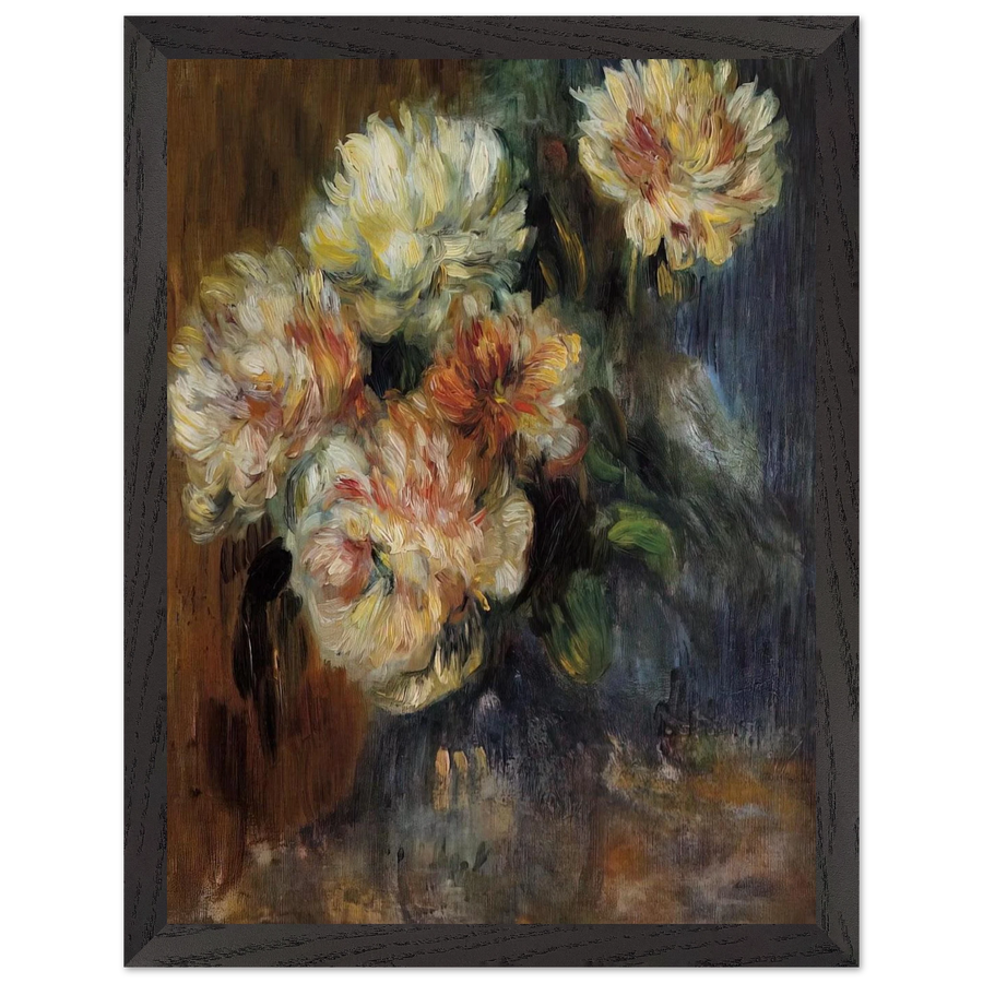Vase of Peonies by Pierre-Auguste Renoir — Framed art print at Zephyeer