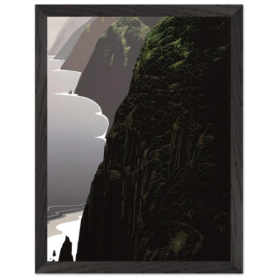 Big Sur Coastline by Eyvind Earle — Framed art print at Zephyeer