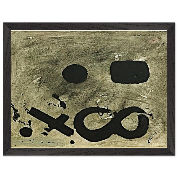 Figure Eight - 1967 by Adolph Gottlieb — Framed art print at Zephyeer
